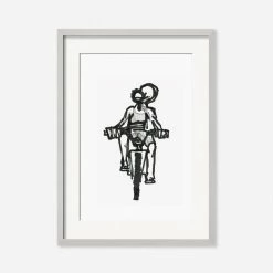 Lulu And Georgia 'Ride' Print By Adrian Brandon Walls