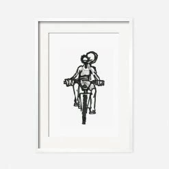 Lulu And Georgia 'Ride' Print By Adrian Brandon Walls