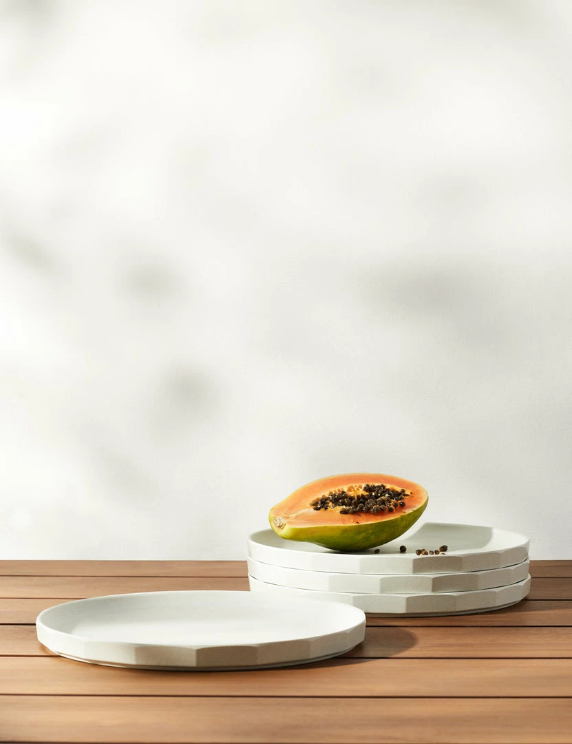 Brand new 😉 Lulu And Georgia Alfresco Bamboo Dinner Plates (Set Of 4) ❤️ 3 Lulu And Georgia Alfresco Bamboo Dinner Plates (Set Of 4)