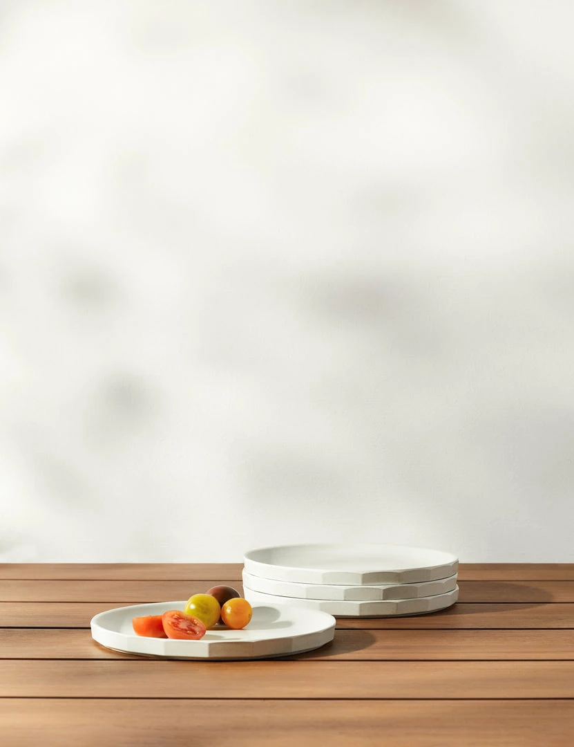 Brand new π Lulu And Georgia Outdoor Collection Alfresco Bamboo Salad Plates (Set Of 4) π 3 Lulu And Georgia Outdoor Collection Alfresco Bamboo Salad Plates (Set Of 4)