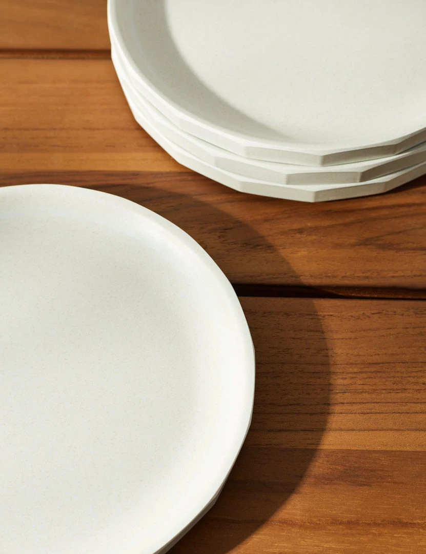 Brand new π Lulu And Georgia Outdoor Collection Alfresco Bamboo Salad Plates (Set Of 4) π 6 Lulu And Georgia Outdoor Collection Alfresco Bamboo Salad Plates (Set Of 4)