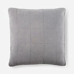 Lulu And Georgia Mossy Greens Antwerp Large Euro Sham By Pom Pom At Home