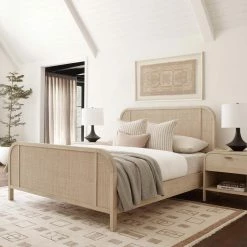 Lulu And Georgia Brooke Platform Bed Curved + Rounded