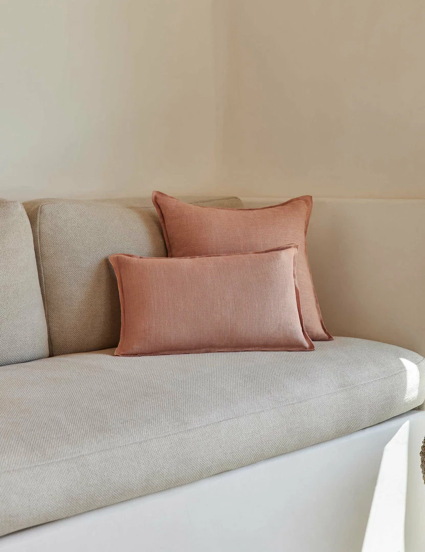 Cheapest 🛒 Lulu And Georgia Muted Pastels Arlo Linen Pillow 🥰 73 Lulu And Georgia Muted Pastels Arlo Linen Pillow