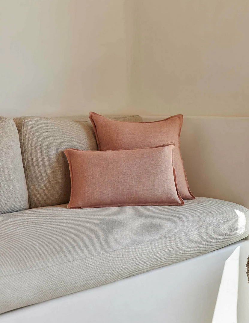 Cheapest 🛒 Lulu And Georgia Muted Pastels Arlo Linen Pillow 🥰 68 Lulu And Georgia Muted Pastels Arlo Linen Pillow