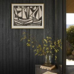 Lulu And Georgia'Japanese Woodcuts - Boats' Print