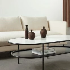 Lulu And Georgia Ayana Oval Coffee Table