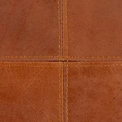 Lulu And Georgia Carlson Leather Floor Pillow Earth Tones