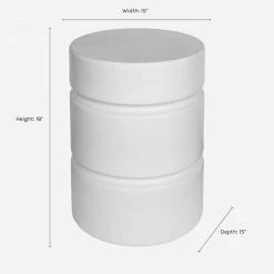 Lulu And Georgia Outdoor Collection Marke Indoor / Outdoor Round Side Table