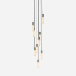 Lulu And Georgia Tala Basalt 9-Light Pendant Light Lighting