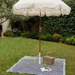 Lulu And Georgia Premium Beach Umbrella By Business & Pleasure Co. Outdoor Collection