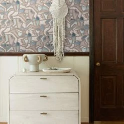 Lulu And Georgia Malene Barnett Kindred Collection Mosaic Wallpaper By Malene Barnett