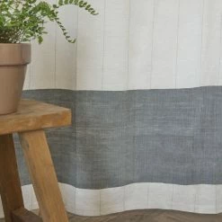 Lulu And Georgia Bolé Road Textiles Karo Shower Curtain, Sable