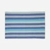 Lulu And Georgia Bolé Road Textiles Turkana Bath Mat, Azure