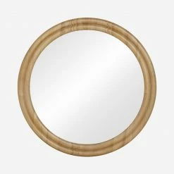 Lulu And Georgia Organic Harmony Collection Bourdon Double-Framed Round Mirror