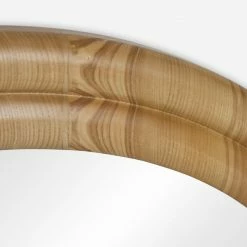 Lulu And Georgia Organic Harmony Collection Bourdon Double-Framed Round Mirror