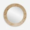 Buy 🎉 Lulu And Georgia New Bree Burl Wood Round Mirror 🔥 1 Lulu And Georgia New Bree Burl Wood Round Mirror