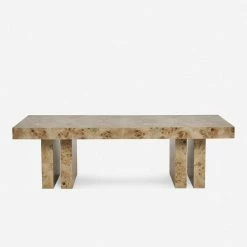 Lulu And Georgia Brisa Burl Wood Coffee Table