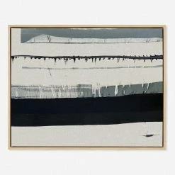 Lulu And Georgia Walls 'Neutral Abstract No. 23' Wall Art By Visual Contrast