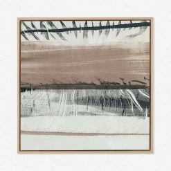 Lulu And Georgia Walls 'Neutral Abstract No. 29' Wall Art By Visual Contrast