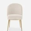 Lulu And Georgia Ursa Dining Chair Bouclé + Textural Fabric