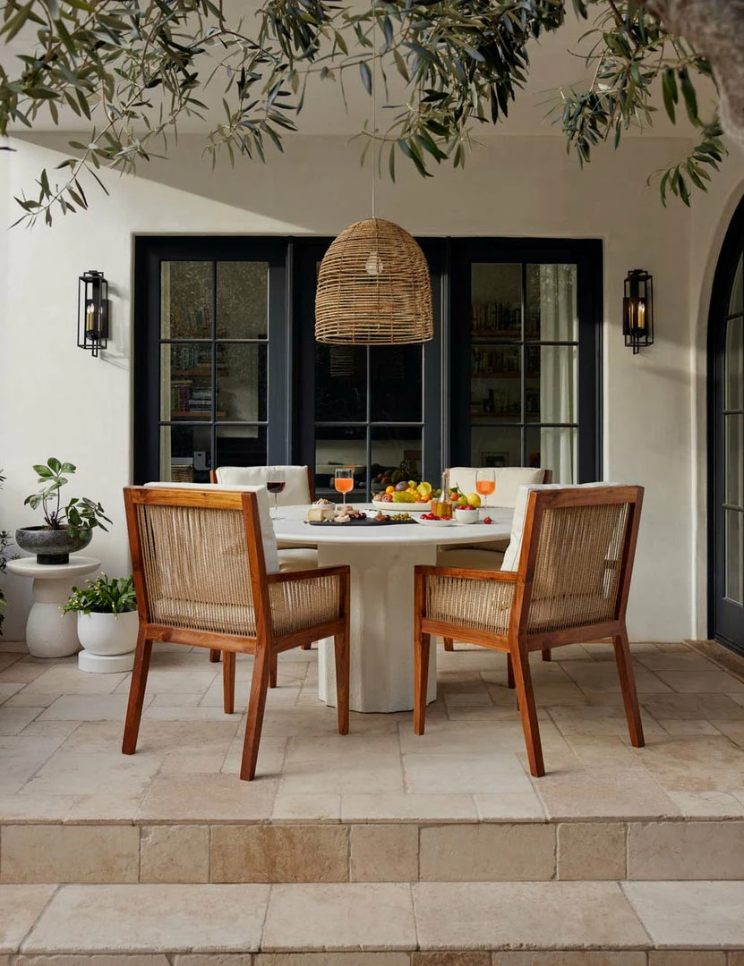 Best Pirce π Lulu And Georgia Rosen Indoor / Outdoor Dining Chair Outdoor Collection π 4 Lulu And Georgia Rosen Indoor / Outdoor Dining Chair Outdoor Collection