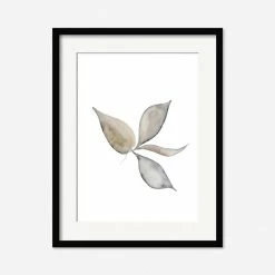 Lulu And Georgia Muted Pastels 'Faded Leaves' Print By Céline Nordenhed