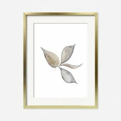 Lulu And Georgia Muted Pastels 'Faded Leaves' Print By Céline Nordenhed