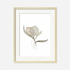 Lulu And Georgia Earth Tones 'Pale Bouquet' Print By Céline Nordenhed