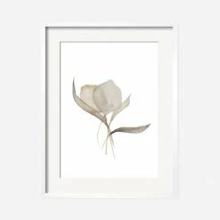 Lulu And Georgia Earth Tones 'Pale Bouquet' Print By Céline Nordenhed