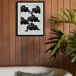 Lulu And Georgia Walls 'Over Here' Print By Adrian Brandon