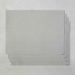 Lulu And Georgia Chilewich Mini Basketweave Rectangle Placemat (Set Of 4) Outdoor Collection