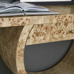 Lulu And Georgia Chloe Burl Wood Console Table