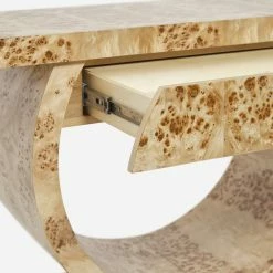 Lulu And Georgia Chloe Burl Wood Console Table