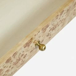 Lulu And Georgia Chloe Burl Wood Console Table