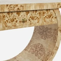 Lulu And Georgia Chloe Burl Wood Console Table