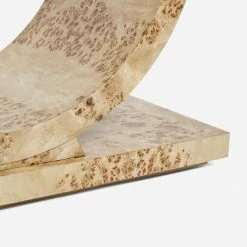 Lulu And Georgia Chloe Burl Wood Console Table