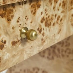 Lulu And Georgia Chloe Burl Wood Console Table