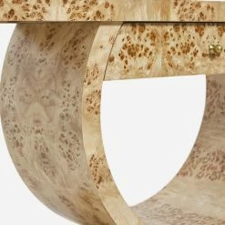 Lulu And Georgia Chloe Burl Wood Console Table
