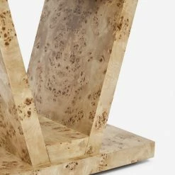 Lulu And Georgia Chloe Burl Wood Side Table