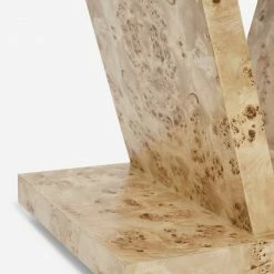 Lulu And Georgia Chloe Burl Wood Side Table