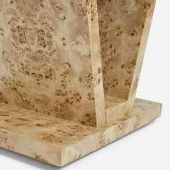 Lulu And Georgia Chloe Burl Wood Side Table