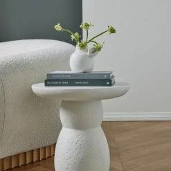 Lulu And Georgia Clouded Round Side Table By Sarah Sherman Samuel Sarah Sherman Samuel Collection