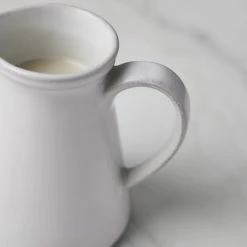 Lulu And Georgia Kitchen + Dining Friso Creamer, White By Costa Nova