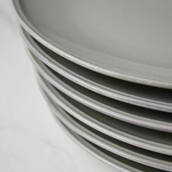 Lulu And Georgia Kitchen + Dining Friso Dinner Plates (Set Of 6) By Costa Nova