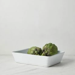 Lulu And Georgia Friso Rectangular Baker, White (10-inches) By Costa Nova