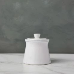 Lulu And Georgia Friso Sugar Bowl, White By Costa Nova