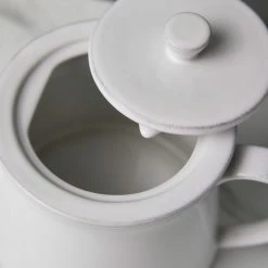 Lulu And Georgia Friso Tea Pot, White By Costa Nova