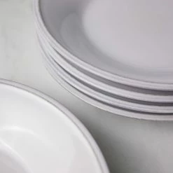 Lulu And Georgia Kitchen + Dining Friso Soup/Pasta Plates (Set Of 6) By Costa Nova