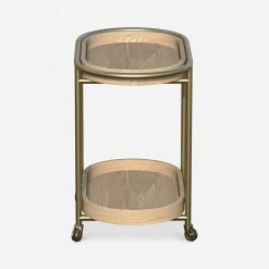 Lulu And Georgia Curved + Rounded Les Bar Cart